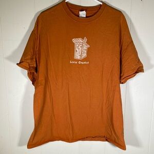 Funny humor western livin country outdoor outhouse Orange T-Shirt size 2XL